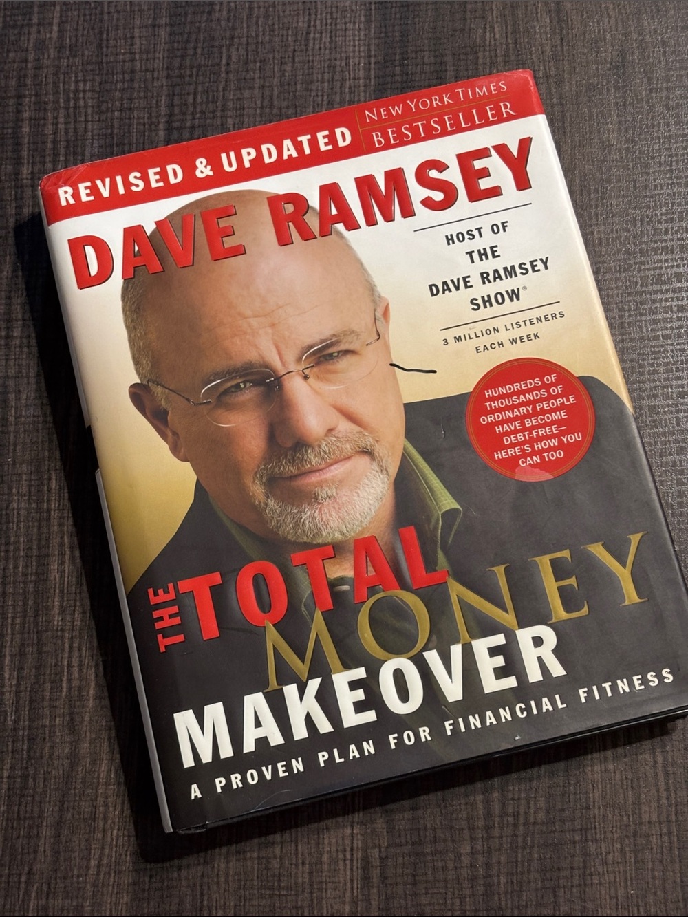 Dave Ramsey The Total Money Makeover Hardcover Book - Red, White, Black